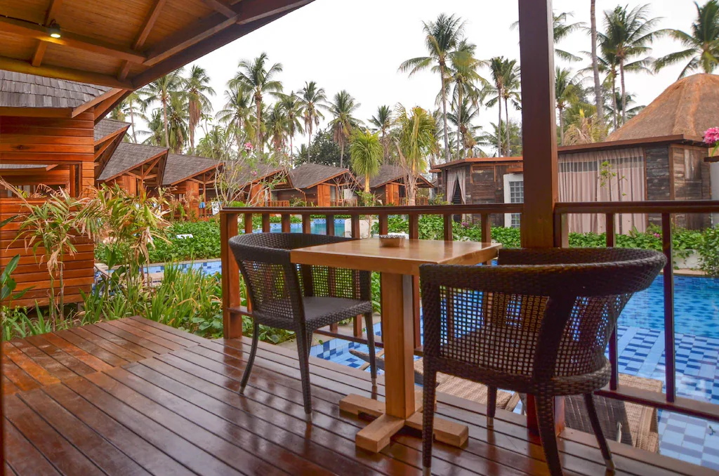 1 bedroom lagoon view terrace