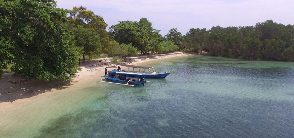 view of the beachfront land
